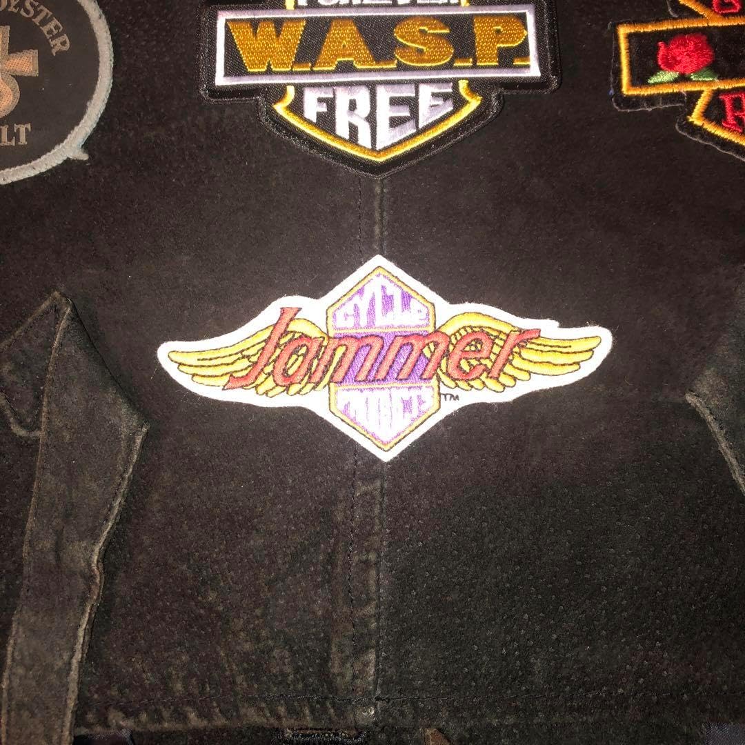 ワッペン アップリケ 80s 90s easyriders バイク 古着 Amazon.co.jp